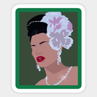 Billie Holiday Sticker